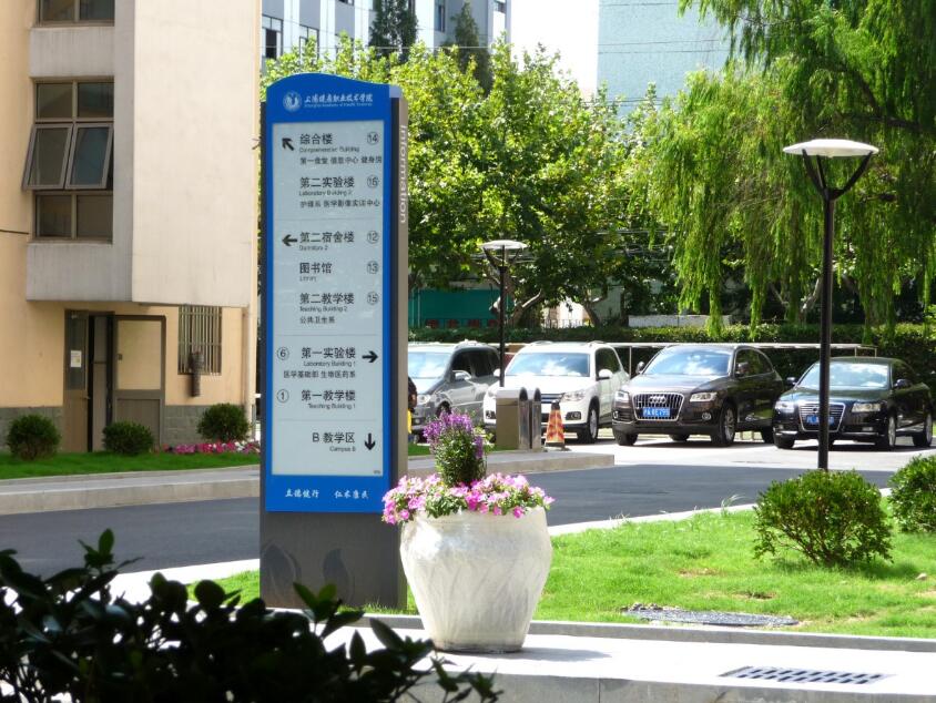 校園導視牌制作效果圖
