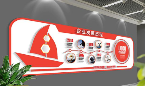 藍(lán)色立體企業(yè)大事記發(fā)展歷程榮譽(yù)
