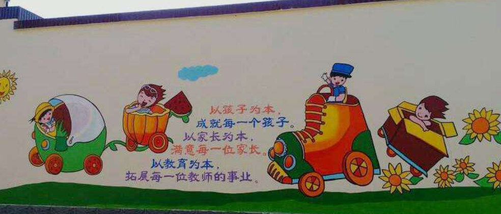 卡通校園文化墻照片墻設計圖