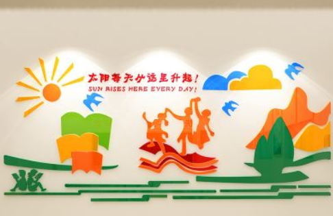 校園文化墻3d立體墻貼畫學校美術室背景墻壁貼紙繪畫教室墻