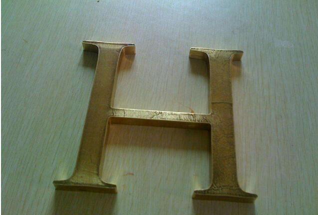 精品銅字制作效果圖