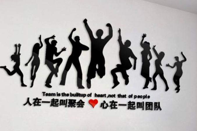 現代簡約時尚辦公室文化墻