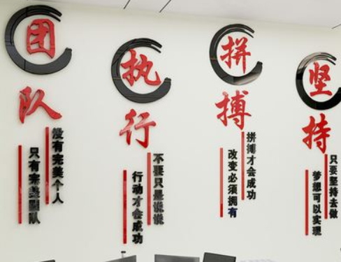 勵志文字亞克力墻貼辦公室裝飾貼