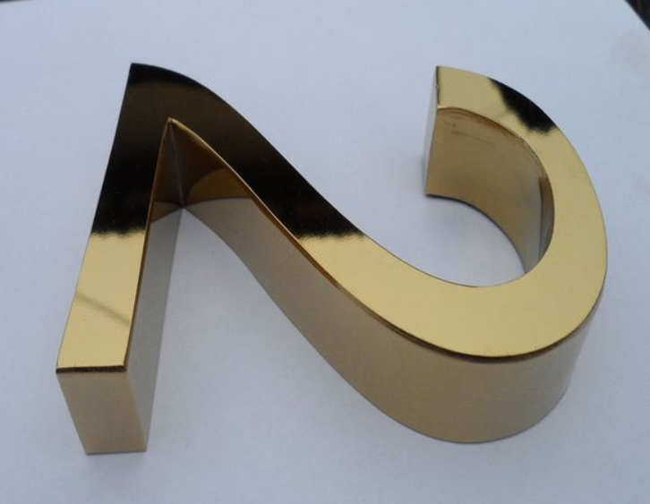 不銹鋼字鈦金拉絲字