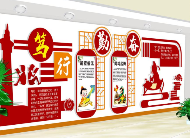 學生規范樓梯文化墻
