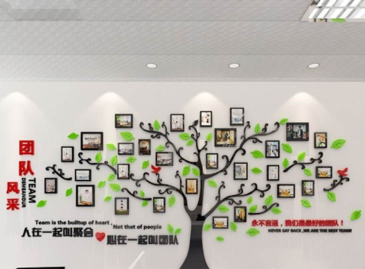 團隊亞克力3d立體墻貼企業墻面貼紙公司文化墻
