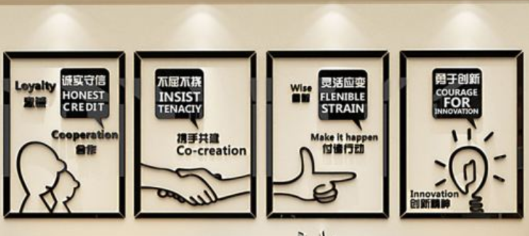 辦公室會議室3d立體墻貼圖書館書房勵志標語公司企業亞克力