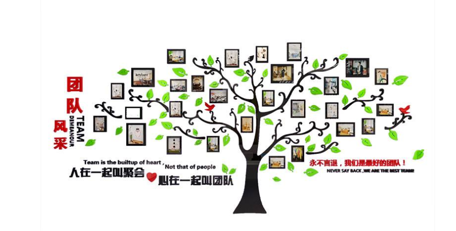 辦公室墻貼團隊勵志文字標(biāo)語企業(yè)文化墻