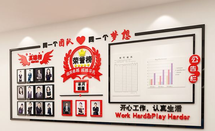 團隊亞克力3d立體墻貼企業墻面貼紙公司文化墻