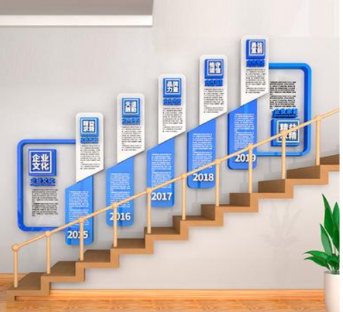 亞克力墻貼3d立體公司企業文化墻標語