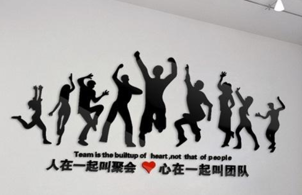 舒廳3d亞克力立體墻貼企業文化墻