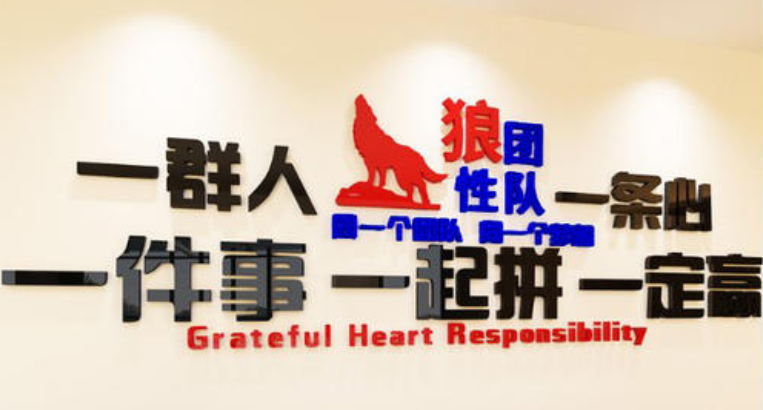 公司企業激勵員工自勉勵志墻貼辦公室文化墻