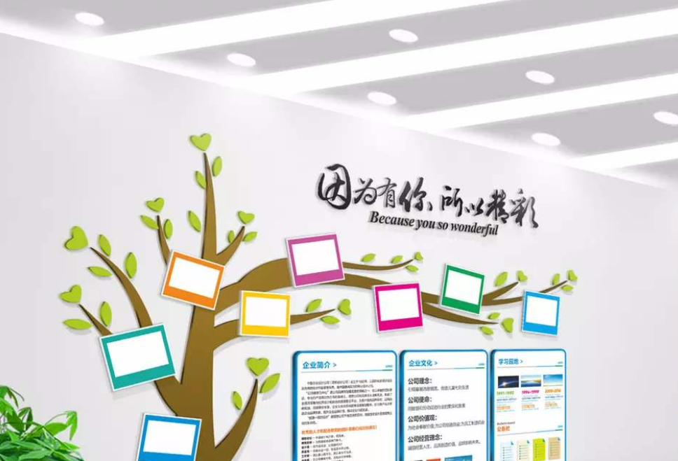 企業(yè)歷程文化墻大型辦公室形象墻設(shè)計圖片