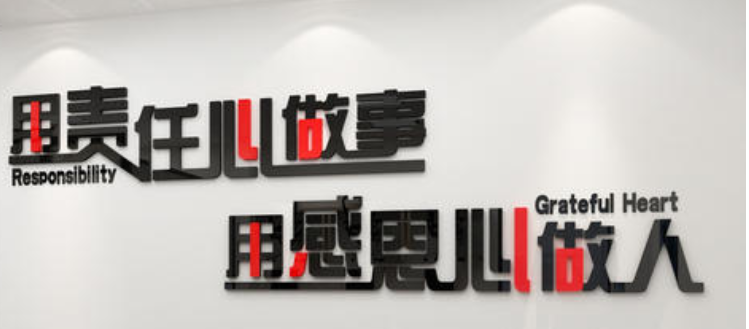 員工風采3d立體墻貼畫公司辦公室照片墻