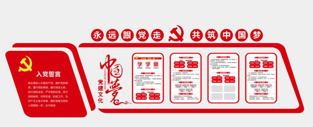 平語近人寄語青年黨建文化墻校園文化墻