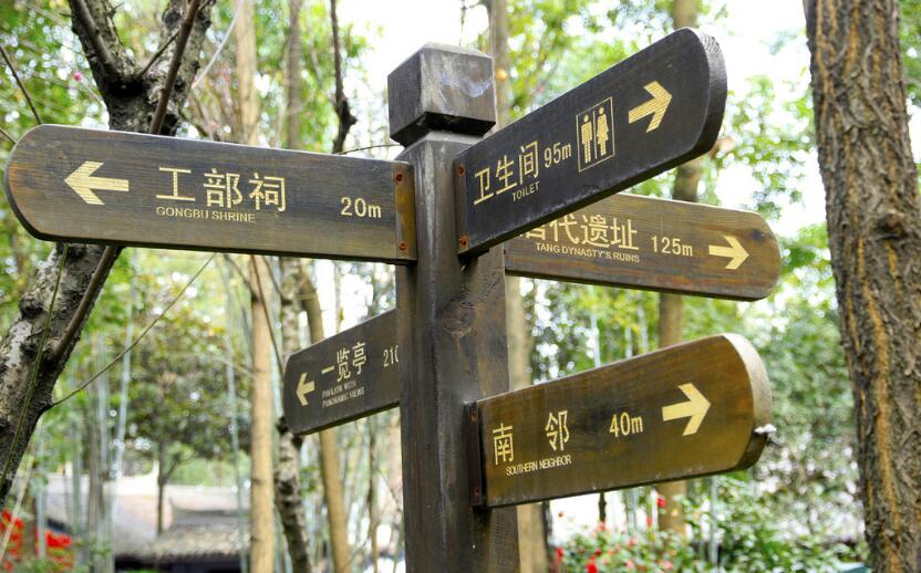 區域導視牌制作效果圖