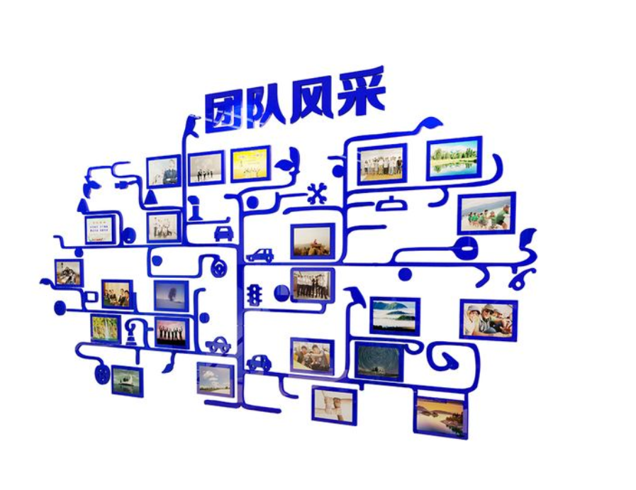 立體辦公室裝飾激勵公司企業文化墻勵志