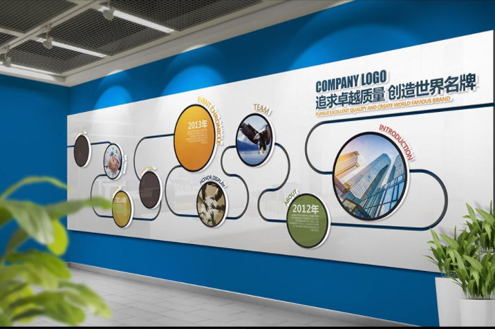通用方塊創(chuàng)意企業(yè)文化墻