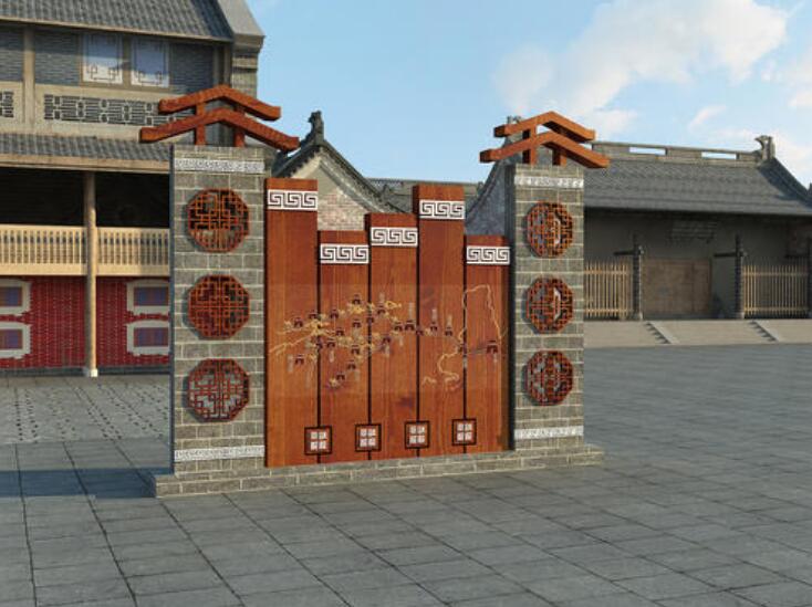 古鎮導視牌制作效果圖