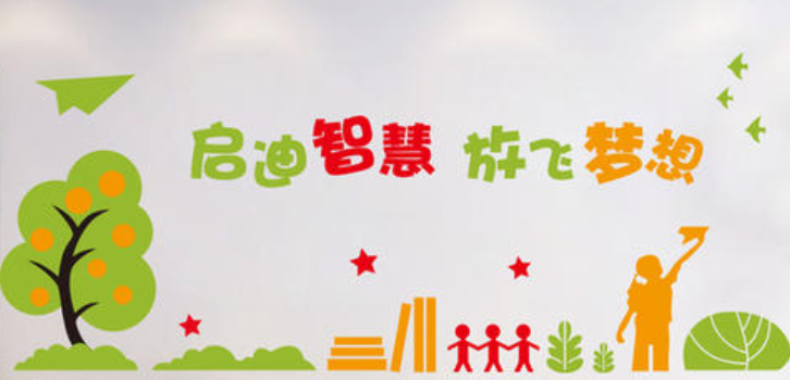 班級教室布置勵志墻貼學校輔導班培訓中心文化墻