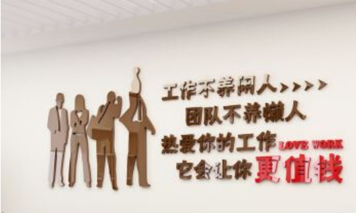立體辦公室裝飾激勵公司企業文化墻勵志標語
