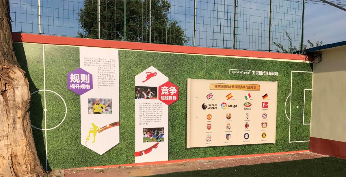 紅星小學校園文化墻彩繪效果圖
