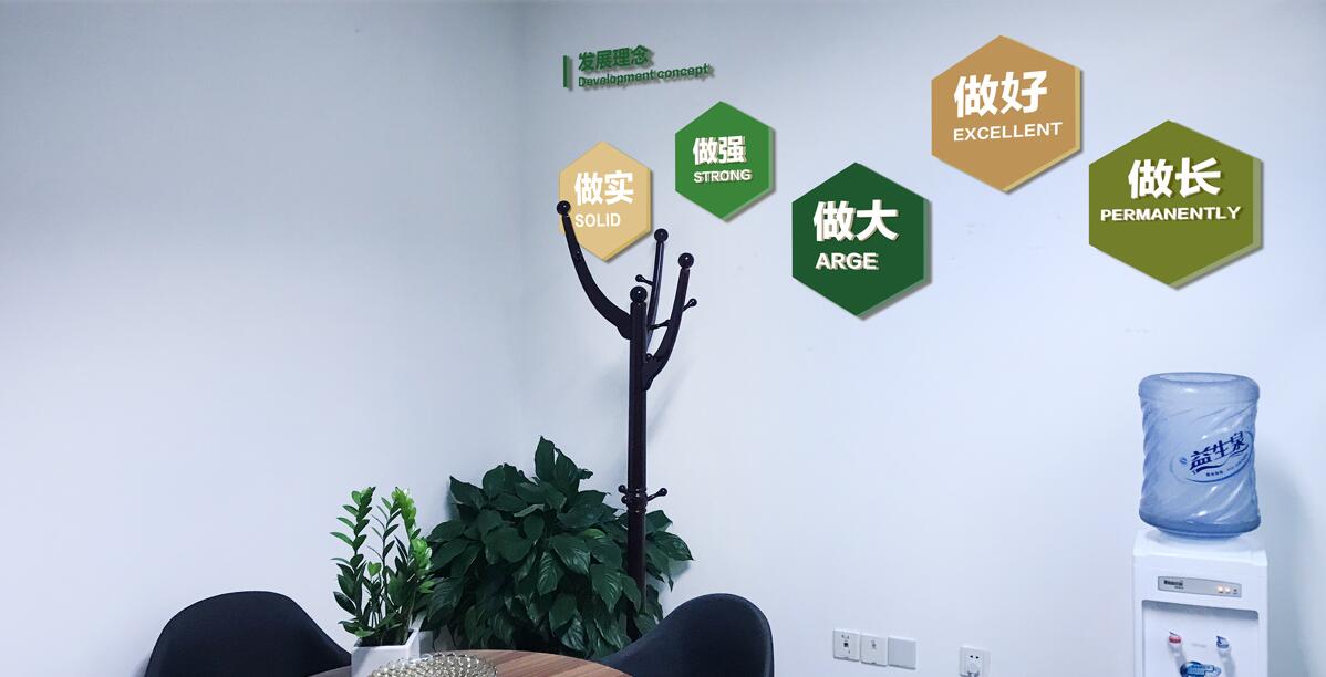 金融服務(wù)外包公司文化墻制作效果圖