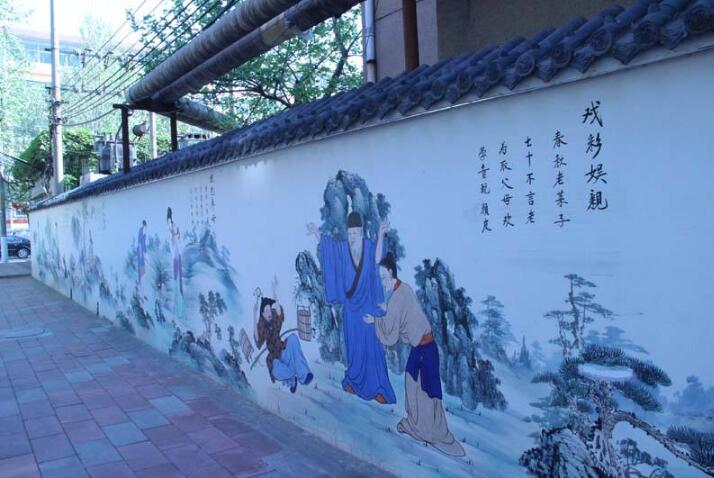 手繪農村文化墻制作效果圖
