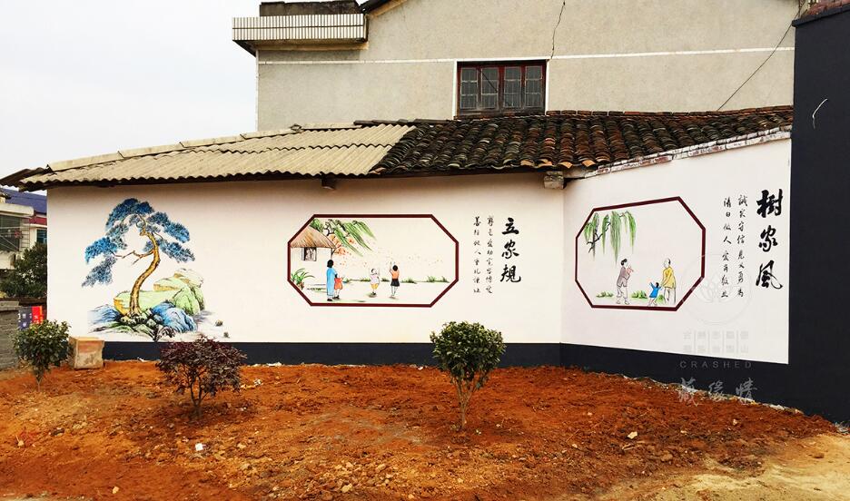 戶外文化墻制作效果圖