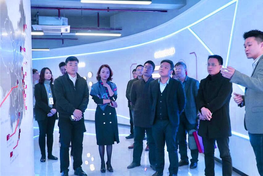 公司展廳文化墻制作效果圖