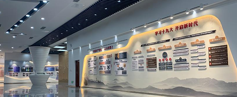 企業開發區文化墻設計制作2