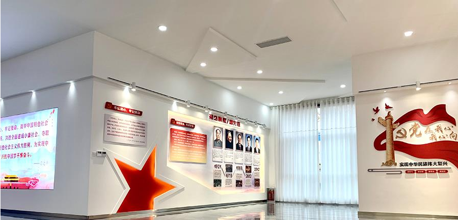 企業開發區文化墻設計制作8