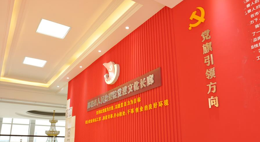 市人民檢察院黨建文化墻設計3