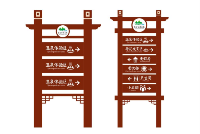 景區導視牌效果圖