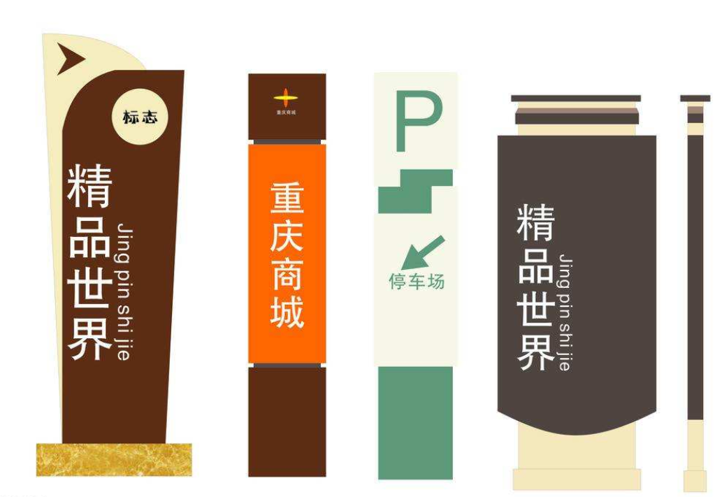 景區導視牌效果圖