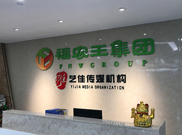 科技公司形象背景墻設計2