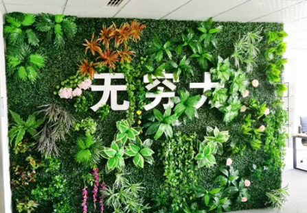 綠植形象墻設計效果圖