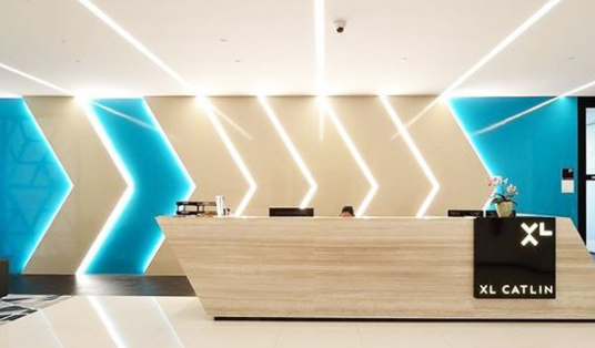 高科技logo前臺形象墻設計4